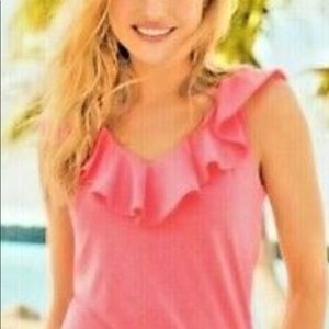 SOLD!!! NWT LP Alessa Top Size S Crab Claw Coral